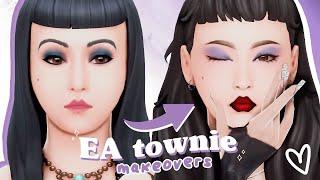 EA townie makeovers HARD edition - the Vatore family  the sims 4: create a sim