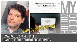 Remarkable 2 Paper Tablet: Connect Subscription Changes And Features Roadmap