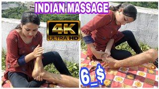 Indian Girl Massage and Relax mind..