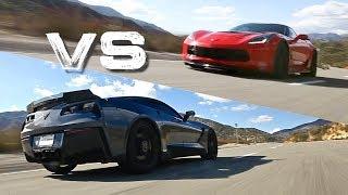 650 HP Corvette Z06 vs. Stingray Z51 7-Speed Manual | Is Slower Sometimes Better?!