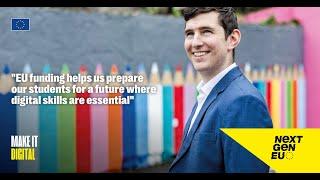 NextGenerationEU: Bridging the Digital Divide in Irish Schools (no subtitles)