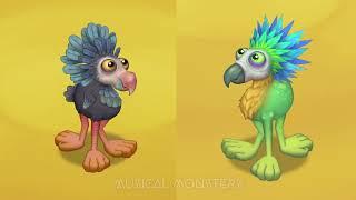 Rare Mimic on Fire Oasis (My singing Monsters)