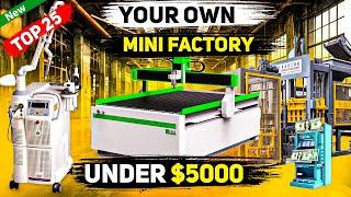 25 Business Machines You can Buy from Amazon to Make Money! 25 mini manufacturing business ideas