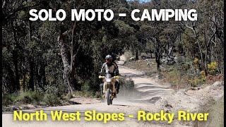 Solo Moto Camping North West Slopes - Rocky River Road - DRZ 400E