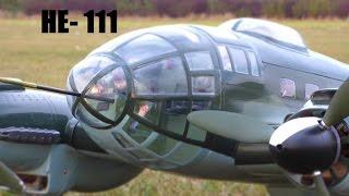 Maiden RC Heinkel He111 with crash landing