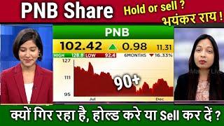 Punjab National bank stock analysis,kyu gir raha hai,hold or Sell ?pnb share news today,target 2025