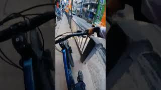 Riding around the streets of Kalimpong on a mountain bike. #kalimpong