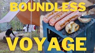 Boundless Voyage Titanium Folding Stove Review. Wood Hiking Stove