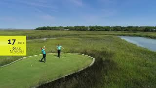 Oak Marsh Golf Course: Hole 17 Flyover