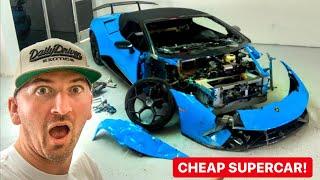 REBUILDING A WRECKED LAMBORGHINI HURACAN PERFORMANTE  *PART 1*