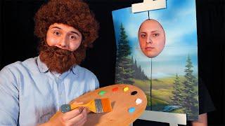 ASMR | Bob Ross the Joy of Painting Role Play (ft. @lazurasasmr4253 )