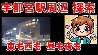 【宇都宮】宇都宮駅東口＆西口レポート！街歩きと繁華街のお店を探索。スナックで最悪の体験もあり