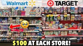 $100 at Walmart vs. $100 at Target - Retail Sports Cards Spending Challenge! 