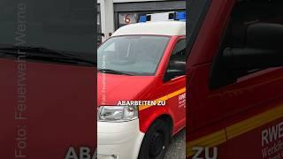  Feuerwehr bekommt ELW geschenkt  #feuerwehr #rwe #werkfeuerwehr #elw #zugführer #einsatzleiter