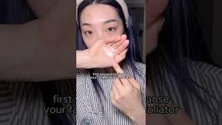 current trending korean skincare routine part 2 I  INNISFREE Retinol Cica Serum  #shorts