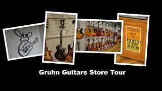 Gruhn Guitars Store & Shop Tour - Inside the Luthier's shop with BigDGuitars