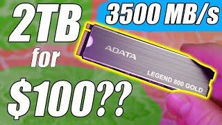 ADATA LEGEND 800 GOLD 2TB SSD DRIVE REVIEW – Speed, Value & Performance!