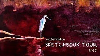 SKETCHBOOK TOUR 2017 || "Little Study" || handmade watercolor sketchbook