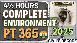 PT365 ENVIRONMENT 2025 COMPLETE In One Video #pt365environment #upsc #ias