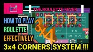 3x4 CORNERS SYSTEM | How To Play Roulette Effectively | TheRouletteFever