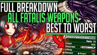 All 14 Fatalis Weapons = Game Changing - Full Breakdown + Showcase - Monster Hunter World Iceborne!