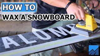 How to Wax a Snowboard - Pocketcoach Snow