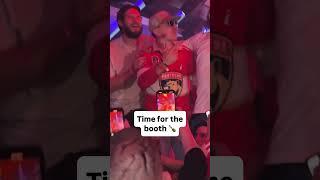 Brad Marchand put on a LEGENDARY performance at the Panthers’ Stanley Cup party 