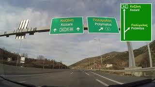 [HD] Egnatia Odos - Greece A2 Motorway - November 2015 - From Thessaloniki to Ioannina (Remastered)