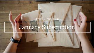 Sterling Ink - January Subscription Reveal | Featuring All Sub Kit Options