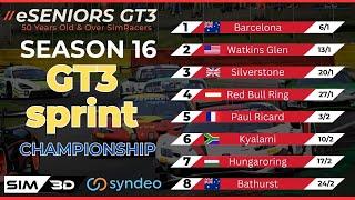 eSenior GT3 Sprint Championship - Season 15 - Final Race  - Bathust