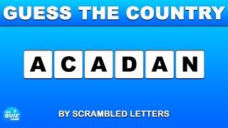 Guess The Countries In America By Scrambled Letters - Quiz Guess The Country