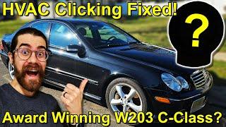 No More HVAC Clicking in my C-Class! …And my car got an Award from Mercedes??