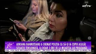 Adriana Bahmuțeanu a chemat Poliția ca să își ia copiii din vila lui Silviu Prigoană