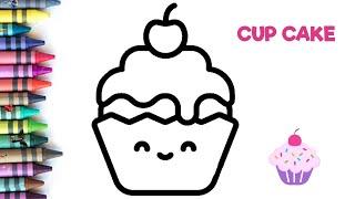 How to draw a Cupcake | Easy Drawing for Kids | Easy Drawings