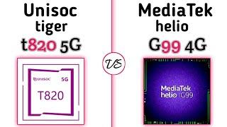 Unisoc Tiger T820 (6nm) vs MediaTek Helio G99 (6nm)