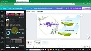 Начало работы в Canva. Создание презентации 2023