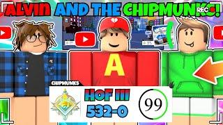 ALVIN AND THE CHIPMUNKS TAKEOVER HOOPZ! (Roblox Basketball )