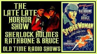Sherlock Holmes Detective Rathbone Bruce Old Time Radio Shows All Night Long
