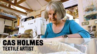 Interview - The unique textile art of Cas Holmes.