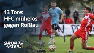 13 Tore: Hallescher FC mühelos gegen Germania Roßlau | Sport im Osten | MDR