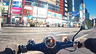 Honda 52cc in Futuristic Night City