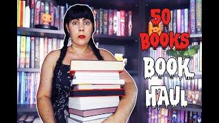 HORROR BOOK HAUL  |  50 BOOKS