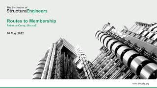 IStructE Routes to Membership