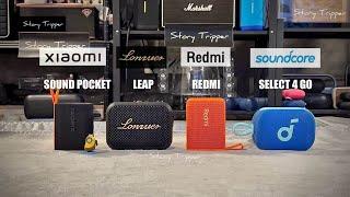 Xiaomi Sound Pocket vs Lonzuer LEAP vs Redmi Speaker vs Soundcore Select 4 Go