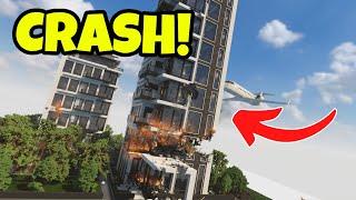 Skyscraper Collapsing Simulator Destruction! - Teardown Gameplay