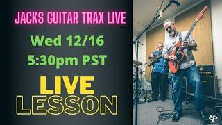 Jack's Guitar Trax Live Lesson 12/16/20 - Chuck Berry and Syncopation!