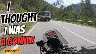 Royal Enfield Himalayan 450 Adventures: The Bus That Nearly Ended My Ride | Heart-Pounding Journey!