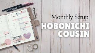 HOBONICHI COUSIN | February Monthly Setup | KarynaLovesToPlan