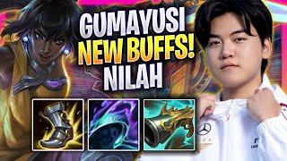 GUMAYUSI TRIES NILAH WITH NEW BUFFS! - T1 Gumayusi Plays Nilah ADC vs Ashe! | Bootcamp 2024