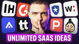 Find UNLIMITED No-Code SAAS Ideas Using THESE Websites